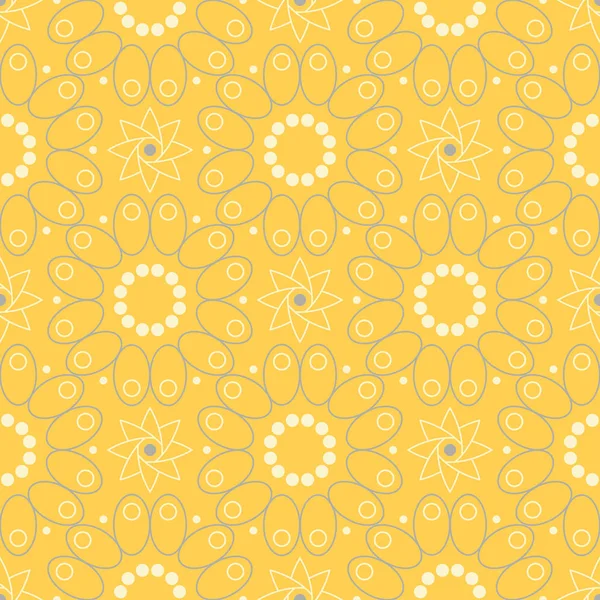 Sorunsuz çiçek desenli. Parlak sarı arka plan duvar kağıtları, Tekstil ve kumaş için çiçek tasarımları ile