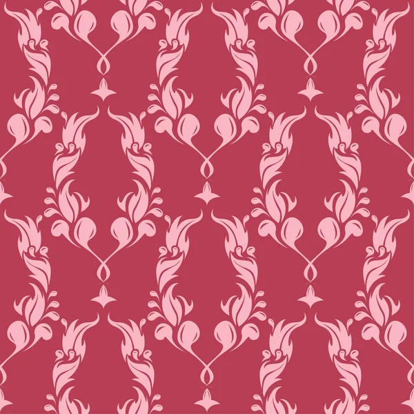 Kırmızı çiçek sorunsuz arka plan. Tekstil ve duvar kağıtları için dekoratif desen