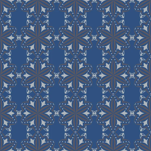 Mavi çiçek sorunsuz arka plan. Tasarım deseni duvar kağıtları, Tekstil ve kumaş çiçek öğeleri