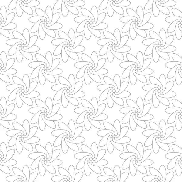 Beyaz arka plan üzerine açık gri çiçek süsleme. Tekstil ve duvar kağıtları için seamless modeli