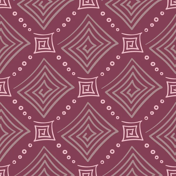 Geometrik mor kırmızı Dikişsiz desen duvar kağıtları, Tekstil ve kumaş için