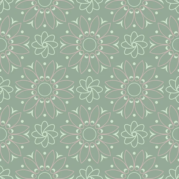 Zeytin yeşili çiçek seamless modeli. Arka plan duvar kağıtları, Tekstil ve kumaş için çiçek tasarımları ile