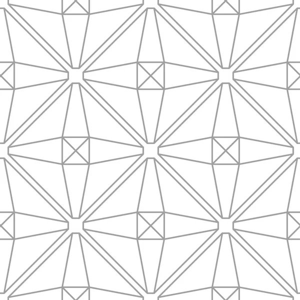 Világos Szürke Geometriai Nyomtatása Varrat Nélküli Mintát Web Textil Háttérképek — Stock Vector