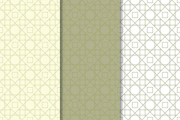 Zeytin yeşili ve beyaz geometrik dikey Dikişsiz desen web, Tekstil ve duvar kağıtları için