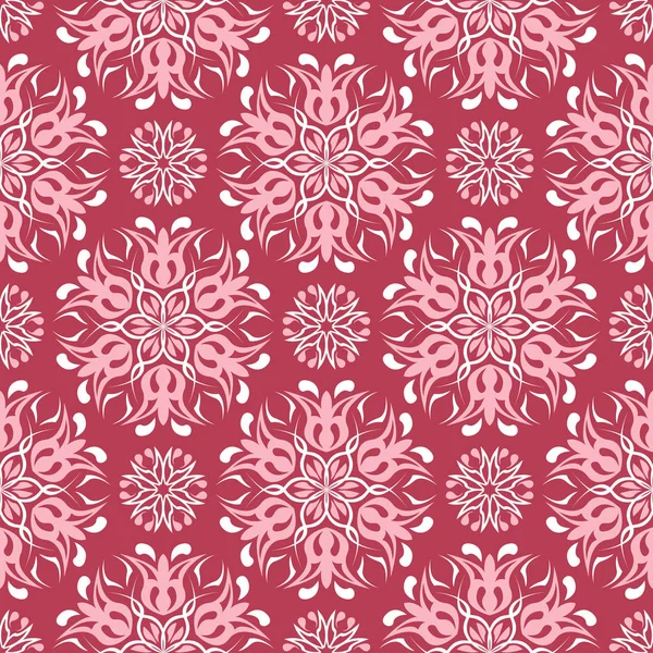 Çiçek seamless modeli. Arka plan duvar kağıtları, Tekstil ve kumaş kırmızı boyalı