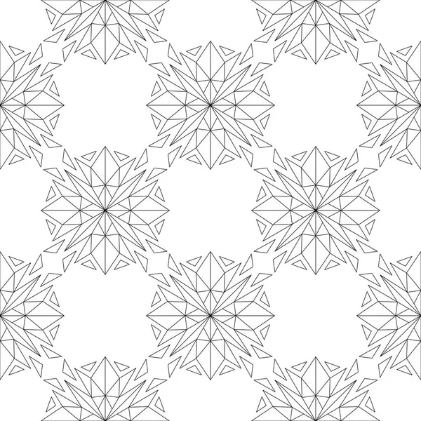 Beyaz arka planda siyah çiçekler. Süs seamless modeli