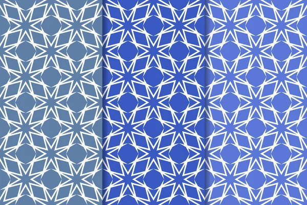 Mavi geometrik dikey Dikişsiz desen web, Tekstil ve duvar kağıtları için