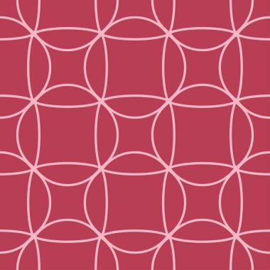 Geometrik süsleme. Kırmızı ve soluk pembe seamless modeli web, Tekstil ve duvar kağıtları için