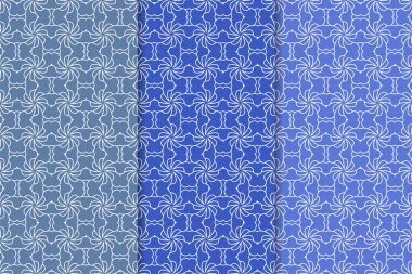 Mavi geometrik dikey Dikişsiz desen web, Tekstil ve duvar kağıtları için