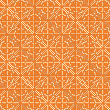 Turuncu geometrik tasarım. Web, Tekstil ve duvar kağıtları için seamless modeli