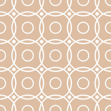 Bej ve beyaz geometrik seamless modeli web, Tekstil ve duvar kağıtları için