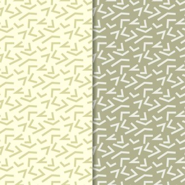 Zeytin yeşili kesintisiz geometrik desenler web, Tekstil ve duvar kağıtları için ayarla