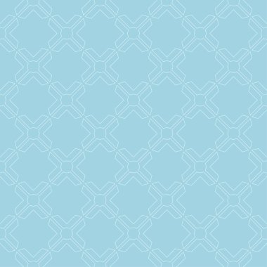 Geometrik süsleme. Hafif mavi seamless modeli web, Tekstil ve duvar kağıtları için