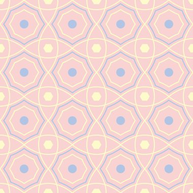 Geometrik sorunsuz pembe. Çok renkli desen duvar kağıtları, Tekstil ve kumaş için