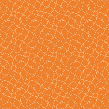 Turuncu geometrik seamless modeli web, Tekstil ve duvar kağıtları için