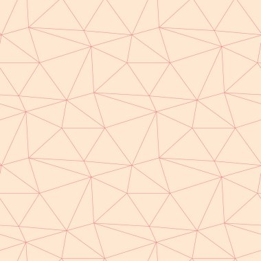 Kırmızı ve bej geometrik süsleme. Web, Tekstil ve duvar kağıtları için seamless modeli