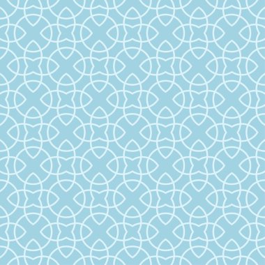 Hafif mavi geometrik süsleme. Web, Tekstil ve duvar kağıtları için seamless modeli