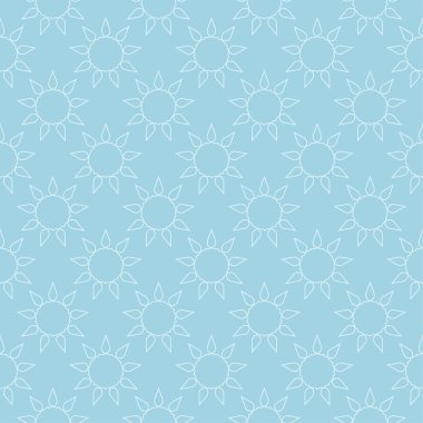 Hafif mavi geometrik süsleme. Web, Tekstil ve duvar kağıtları için seamless modeli