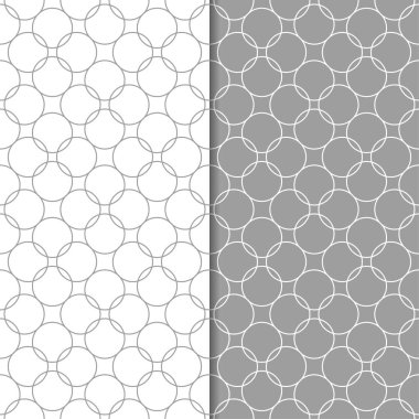 Gri ve beyaz geometrik Dikişsiz desen web, Tekstil ve duvar kağıtları için