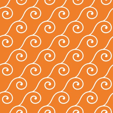 Turuncu geometrik seamless modeli web, Tekstil ve duvar kağıtları için