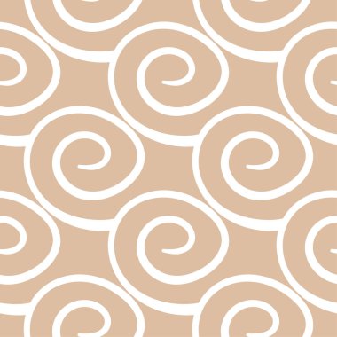 Bej ve beyaz geometrik süsleme. Web, Tekstil ve duvar kağıtları için seamless modeli