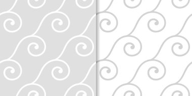 Web, Tekstil ve duvar kağıtları için ışık gri geometrik Dikişsiz desen