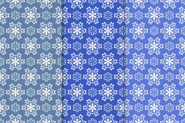 Çiçek süsler kümesi. Mavi dikey Dikişsiz desen. Duvar kağıdı arka plan