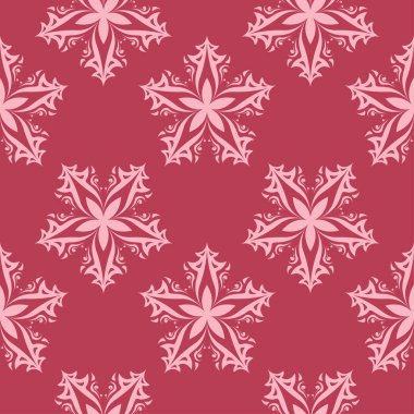 Kiraz pembe çiçek süsleme. Tekstil ve duvar kağıtları için seamless modeli