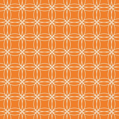 Turuncu geometrik süsleme. Web, Tekstil ve duvar kağıtları için seamless modeli
