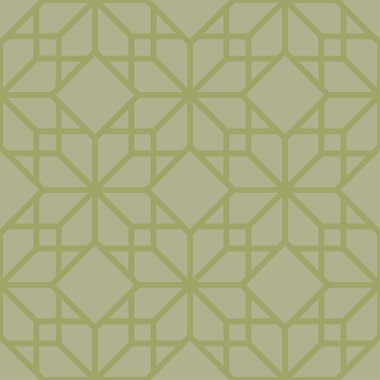 Zeytin yeşili geometrik yazdır. Web, Tekstil ve duvar kağıtları için seamless modeli