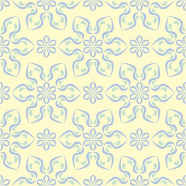 Çiçek bej renkli kesintisiz arka. Duvar kağıtları ve Tekstil için