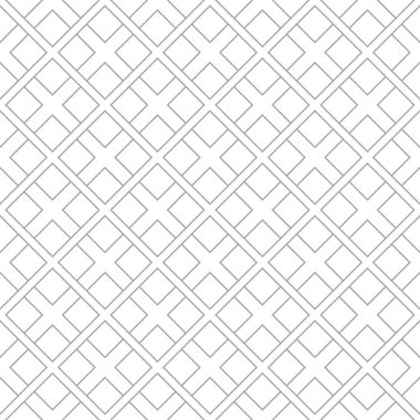 Beyaz arka planda gri geometrik tasarım. Web, Tekstil ve duvar kağıtları için seamless modeli