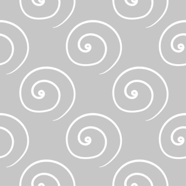 Geometrik yazıcı gri ve beyaz. Web, Tekstil ve duvar kağıtları için seamless modeli