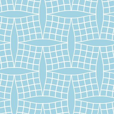 Lacivert ve beyaz geometrik süsleme. Web, Tekstil ve duvar kağıtları için seamless modeli