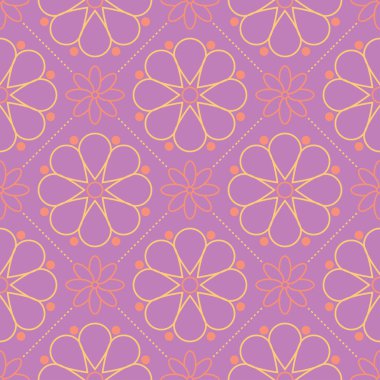 Çiçek renkli seamless modeli. Parlak arka plan duvar kağıtları, Tekstil ve kumaş için