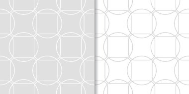Web, Tekstil ve duvar kağıtları için ışık gri geometrik Dikişsiz desen