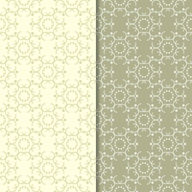 Zeytin yeşili geometrik Dikişsiz desen web, Tekstil ve duvar kağıtları için