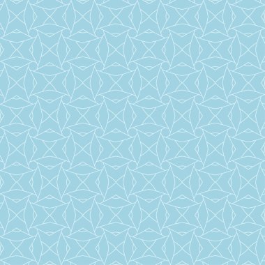 Hafif mavi geometrik süsleme. Web, Tekstil ve duvar kağıtları için seamless modeli