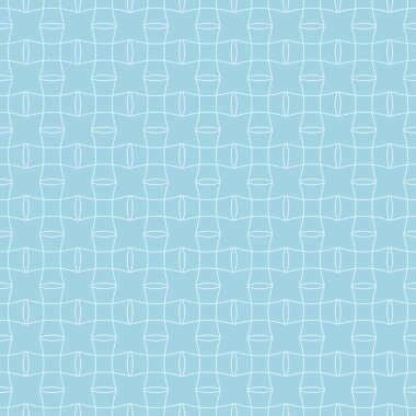 Hafif mavi geometrik süsleme. Web, Tekstil ve duvar kağıtları için seamless modeli