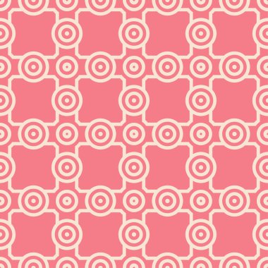 Geometrik pembe ve bej seamless modeli Özet. Arka plan için duvar kağıdı, tekstil