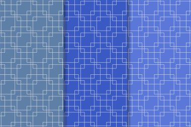 Mavi geometrik dikey Dikişsiz desen web, Tekstil ve duvar kağıtları için