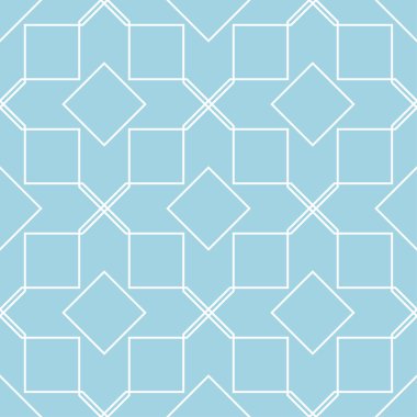 Lacivert ve beyaz geometrik süsleme. Web, Tekstil ve duvar kağıtları için seamless modeli