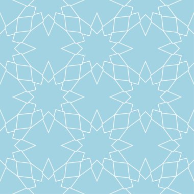 Geometrik süsleme. Lacivert ve beyaz seamless modeli web, Tekstil ve duvar kağıtları için