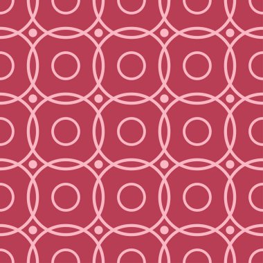 Kırmızı ve soluk pembe geometrik seamless modeli web, Tekstil ve duvar kağıtları için