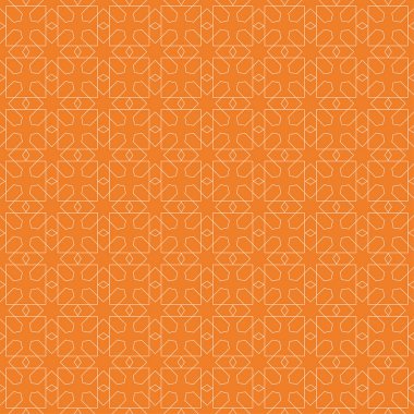 Turuncu geometrik seamless modeli web, Tekstil ve duvar kağıtları için