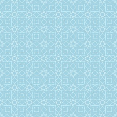 Hafif mavi geometrik süsleme. Web, Tekstil ve duvar kağıtları için seamless modeli