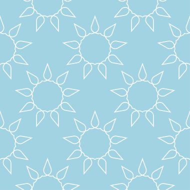 Lacivert ve beyaz geometrik süsleme. Web, Tekstil ve duvar kağıtları için seamless modeli