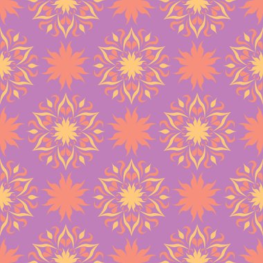 Çiçek seamless modeli. Renkli arka plan duvar kağıtları, Tekstil ve kumaş için