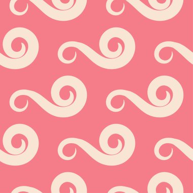 Tekstil, kumaş veya duvar kağıtları için soyut seamless modeli. Pembe bir arka plan