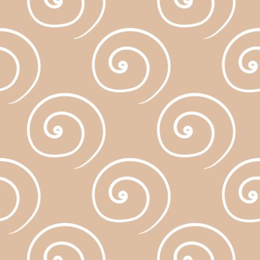 Bej ve beyaz geometrik yazdırın. Web, Tekstil ve duvar kağıtları için seamless modeli